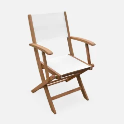 2er-Set Gartensessel aus Holz, Klappbar