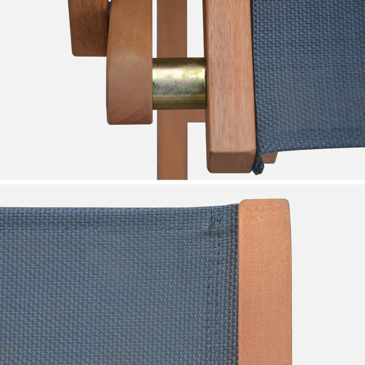 2er-Set Gartensessel aus Holz, Klappbar