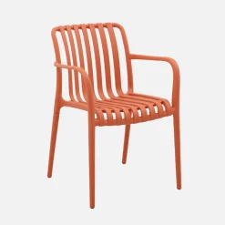 4er Set Gartensessel aus Kunststoff
