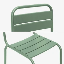 2er-Set Kinderstühle aus Metall