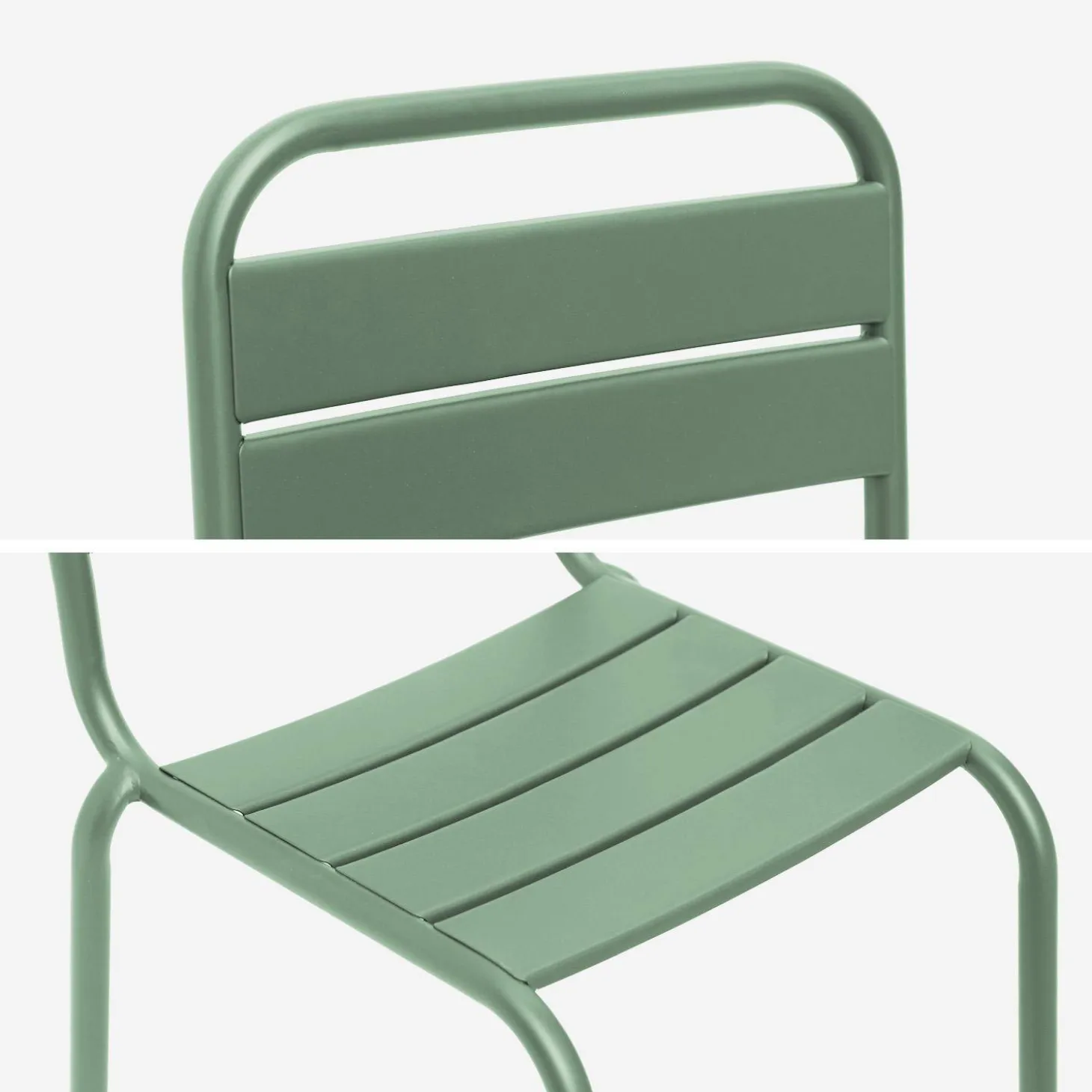 2er-Set Kinderstühle aus Metall