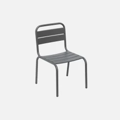 2er-Set Kinderstühle aus Metall