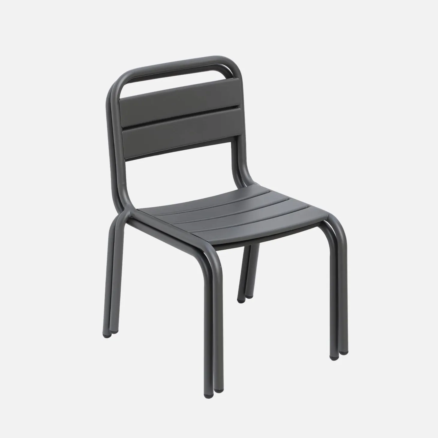 2er-Set Kinderstühle aus Metall