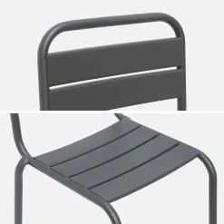 2er-Set Kinderstühle aus Metall