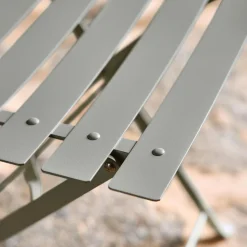 2er-Set klappbare Gartenstühle aus Stahl