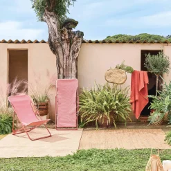 2er-Set klappbare Liegestühle für den Garten
