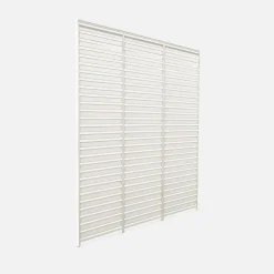 3er-Set Lamellenwände 100 cm für bioklimatische Pergola Aluminium 3x3m V2 4x3m 6x3m Triomphe