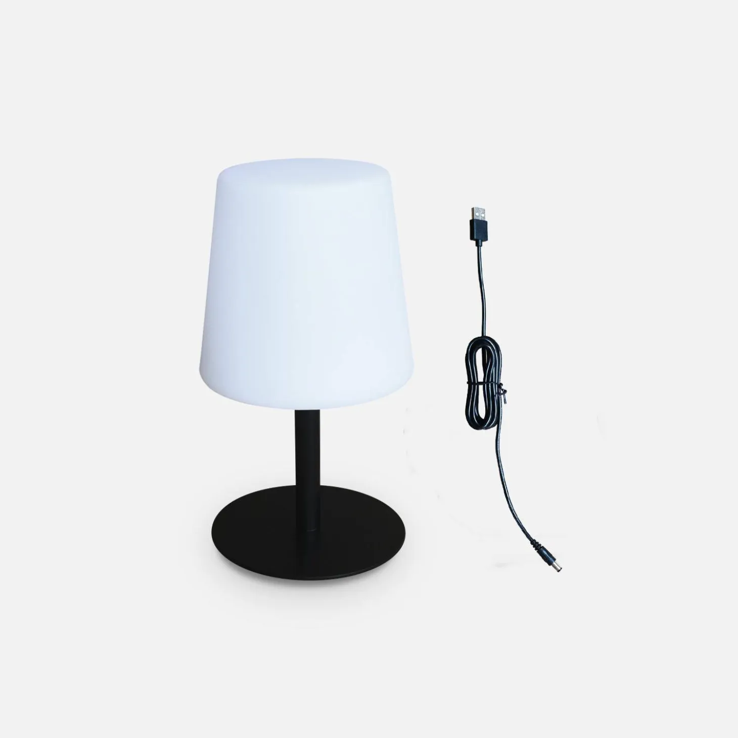 2er Set LED Tischlampen Indoor / Outdoor 28 cm Ø 16 cm
