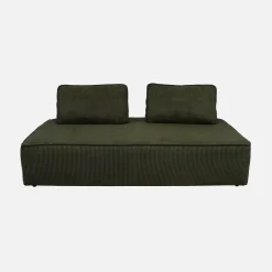 2er-Set modulare 2-Sitzer Sofas mit Cordbezug