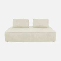 2er-Set modulare 2-Sitzer Sofas mit Cordbezug