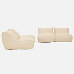 4er-Set Outdoor Sessel mit Olefin-Bezug