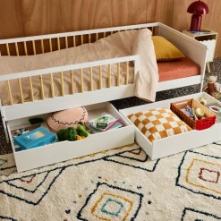 2er-Set Schubkasten für Kinderbett Kiefernholz