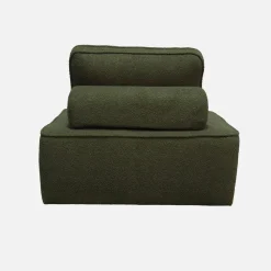 3er-Set Sessel Einsitzer für modulares Bouclé-Sofa