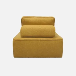 2er-Set Sessel Einsitzer für modulares Bouclé-Sofa