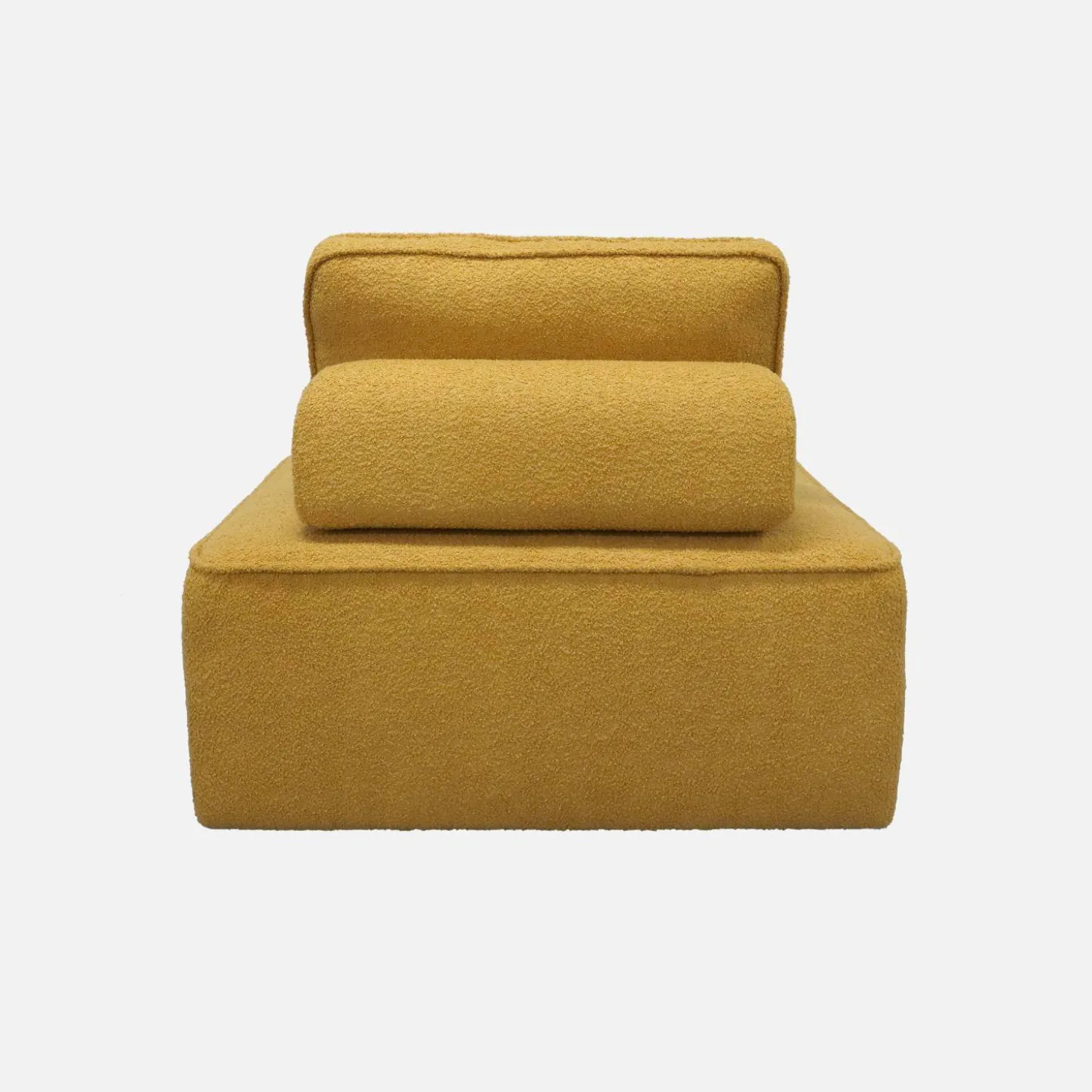 3er-Set Sessel Einsitzer für modulares Bouclé-Sofa