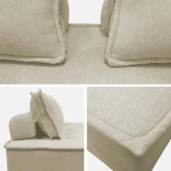 2er-Set Sessel für modulares Sofa, 3 Sitzplätze