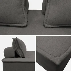 2er-Set Sessel für modulares Sofa, 3 Sitzplätze