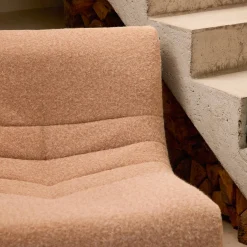 2er-Set Sessel mit Bezug im Alpaka-Look