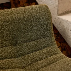 3er-Set Sessel mit Bezug im Alpaka-Look
