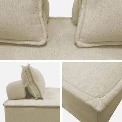 2er-Set 2-Sitzer Sessel für ein modulares Sofa