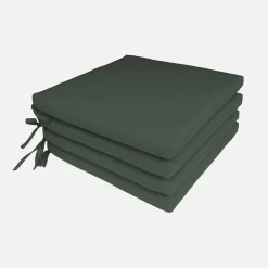 4er-Set Sitzkissen für Gartenstühle
