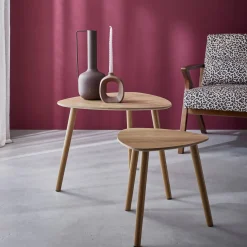 2er Set skandinavische Satztische aus MDF