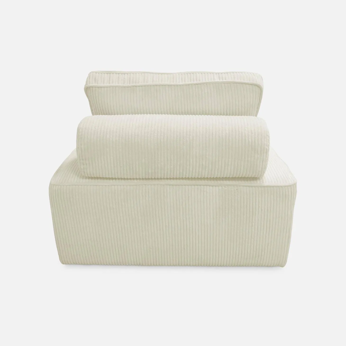 2er-Set Sofa-Modul-Sessel mit Cordbezug