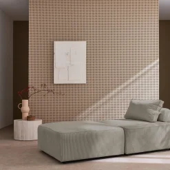 2er-Set Sofa-Modul-Sessel mit Cordbezug