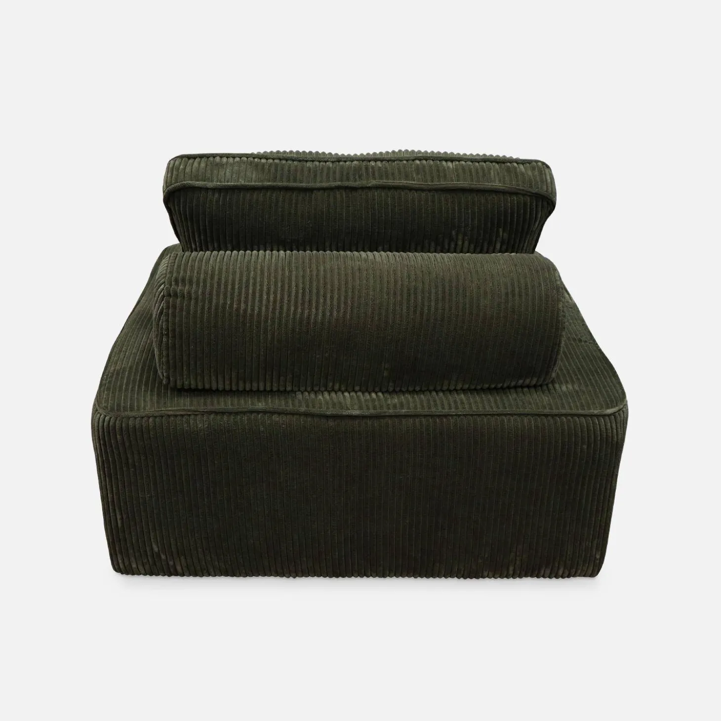 2er-Set Sofa-Modul-Sessel mit Cordbezug