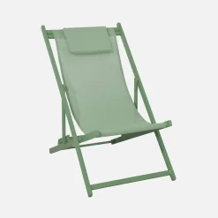 2er-Set Sonnenliegen aus Aluminium, mehrfach verstellbar