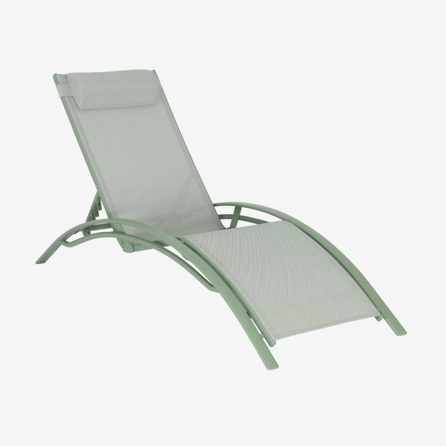 2er-Set Sonnenliegen aus Aluminium mehrfach verstellbar