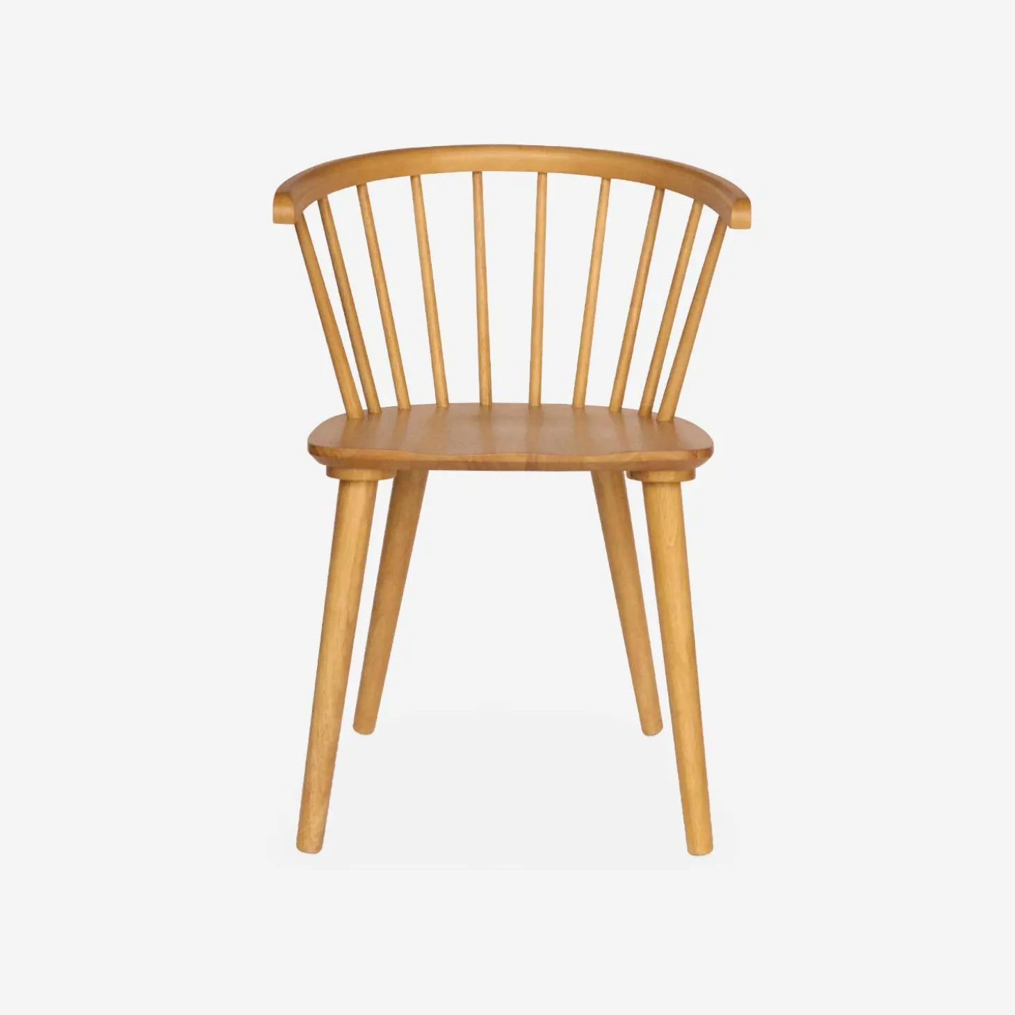 2er-Set Sprossenstühle aus Holz und Sperrholz