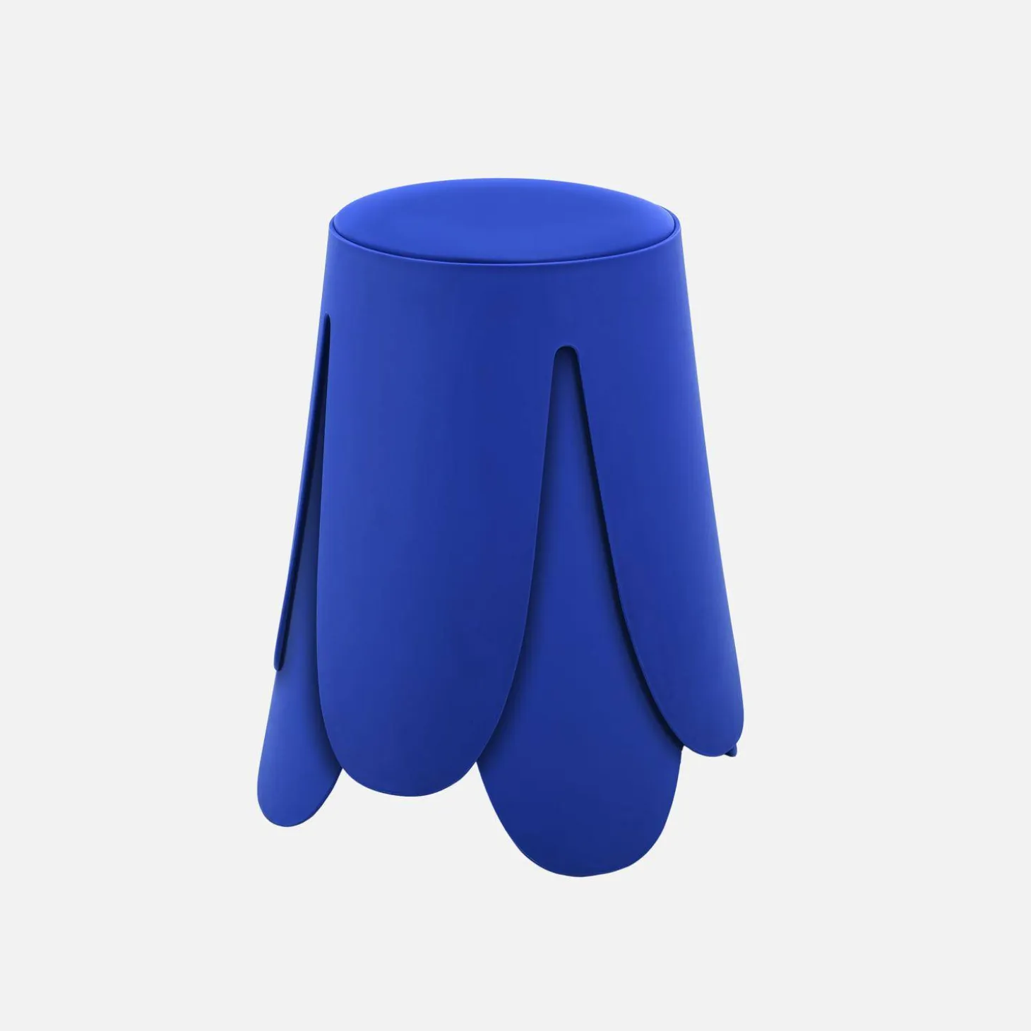 2er-Set stapelbare Hocker mit Kunstleder