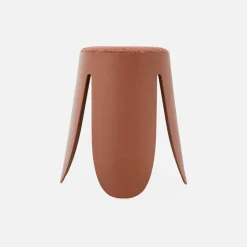 2er Set stapelbare Hocker, strukturierter Bouclébezug