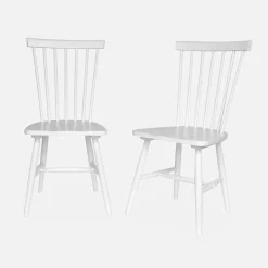2er-Set Stühle aus Hevea-Holz