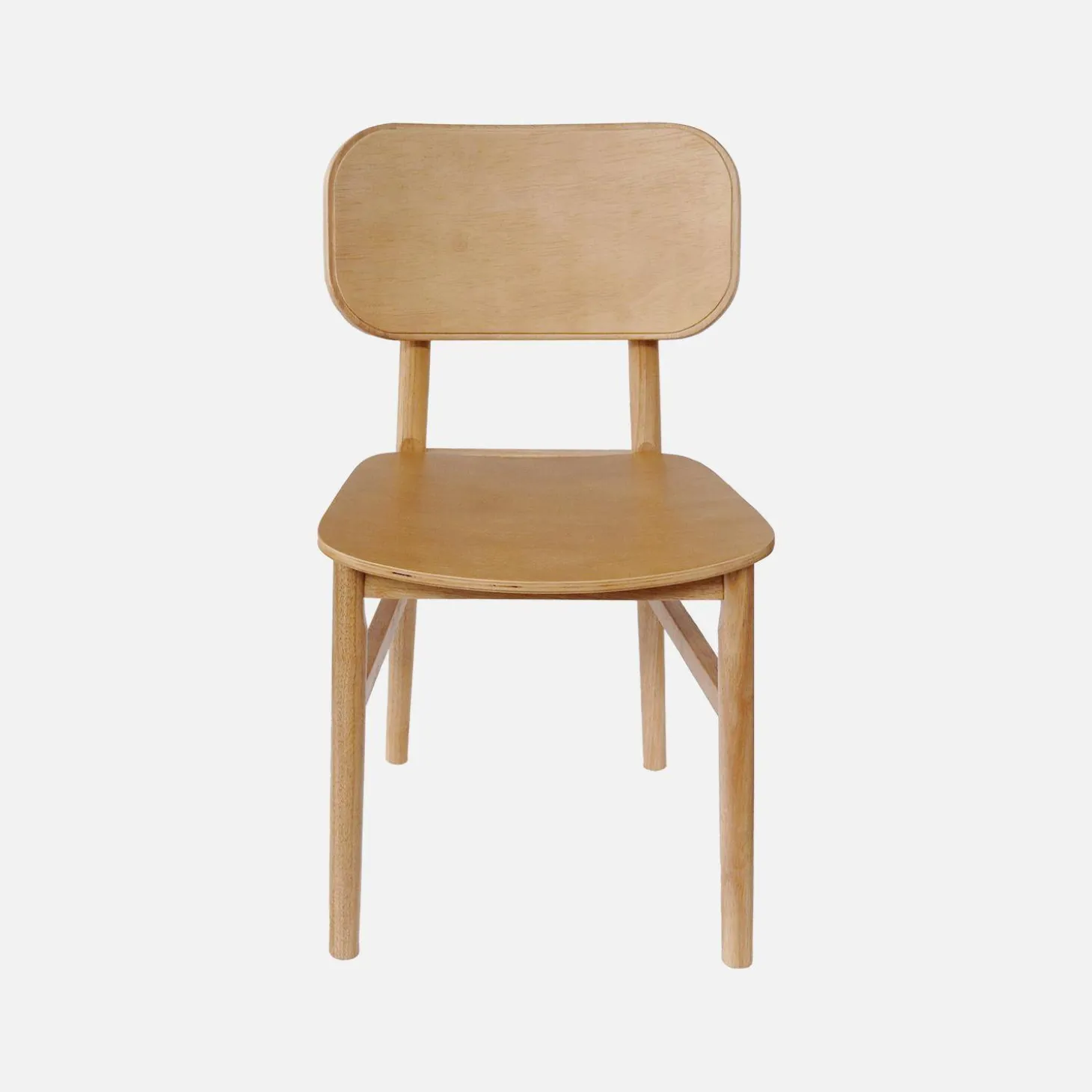 2er Set Stühle aus Hevea-Holz