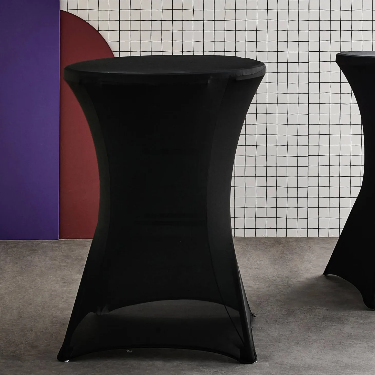 2er Set Tischabdeckungen für Stehtische Ø80cm – GALA