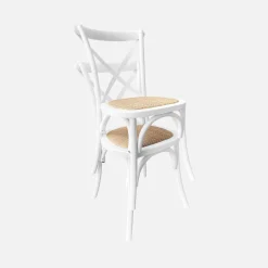 2er-Set Vintage Bistrostuhl aus Holz