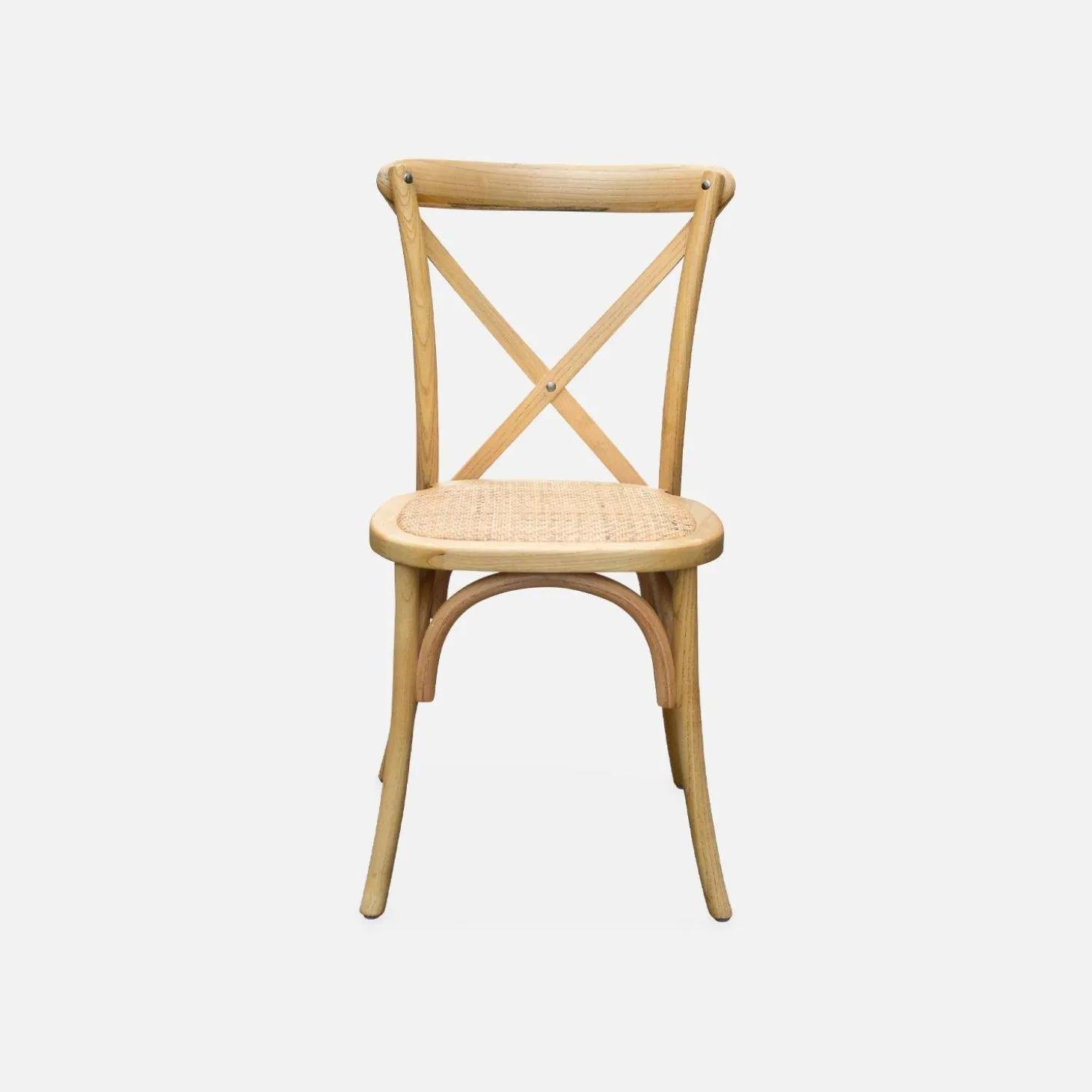 2er-Set Vintage Bistrostuhl aus Holz