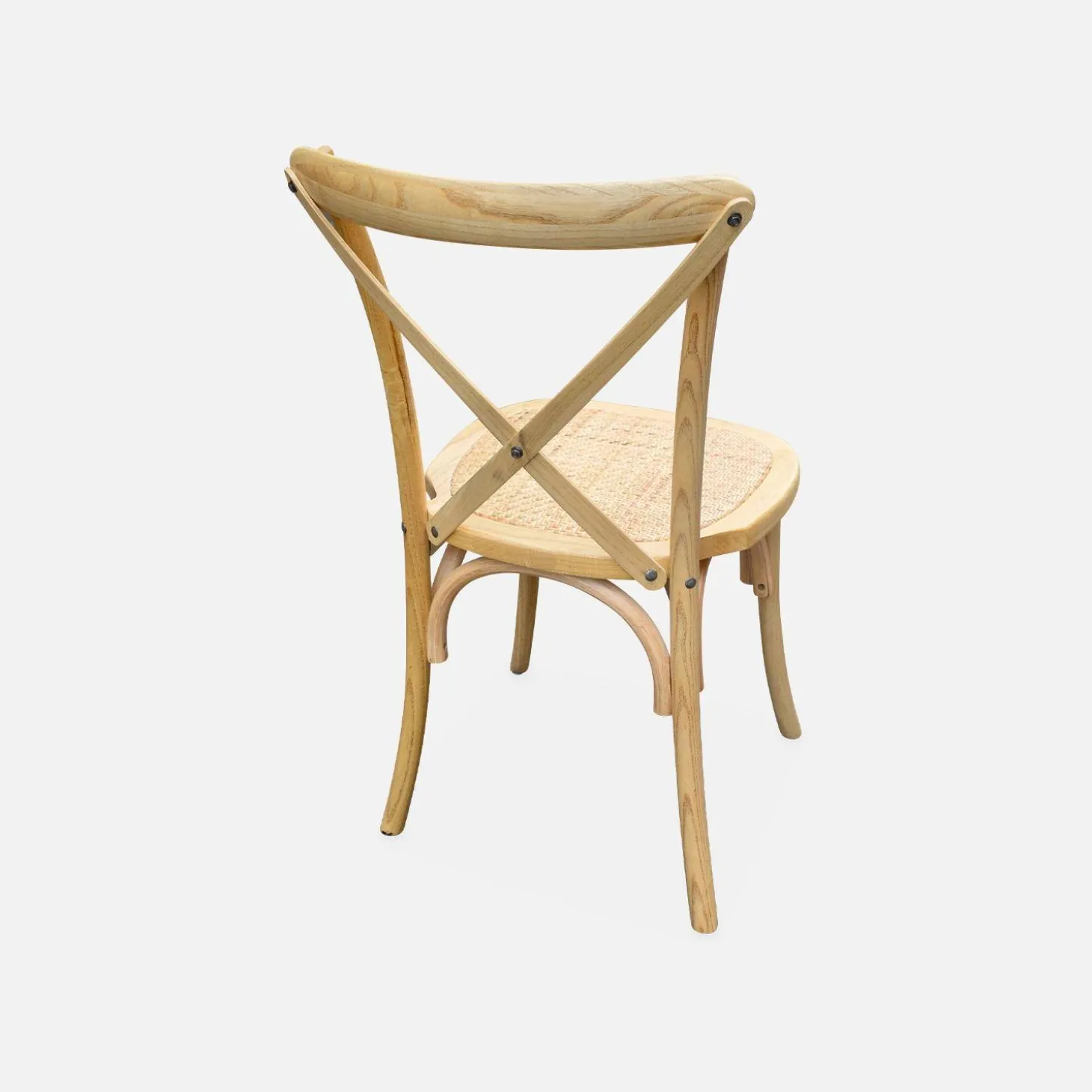 2er-Set Vintage Bistrostuhl aus Holz