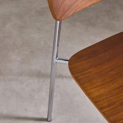 2er-Set Vintage Stühle aus Metall und Sperrholz
