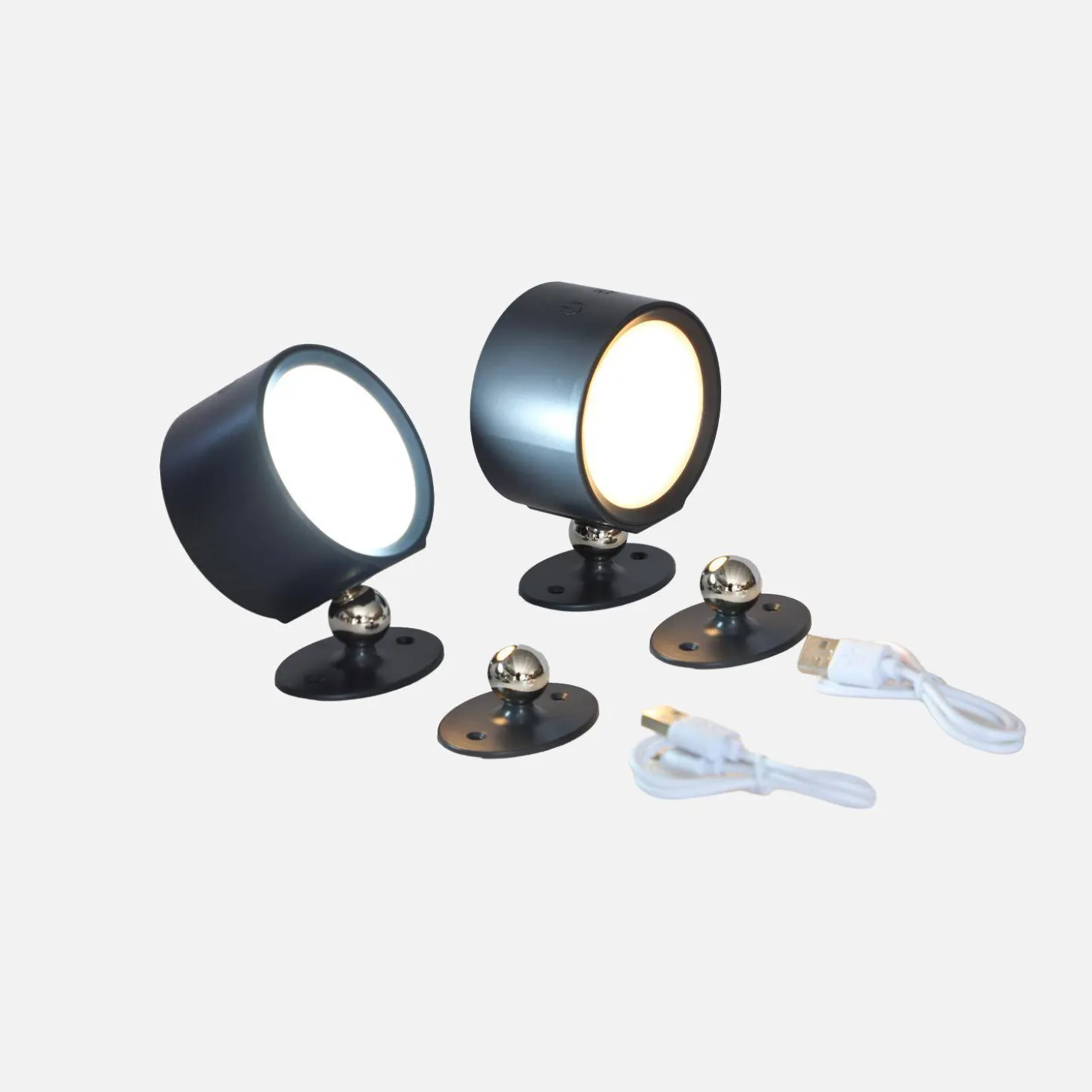 2er-Set wiederaufladbare Lampen für eine Pergola