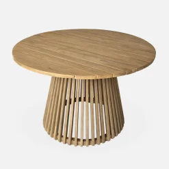 Esstisch aus Holz, 4 Personen, innen / außen
