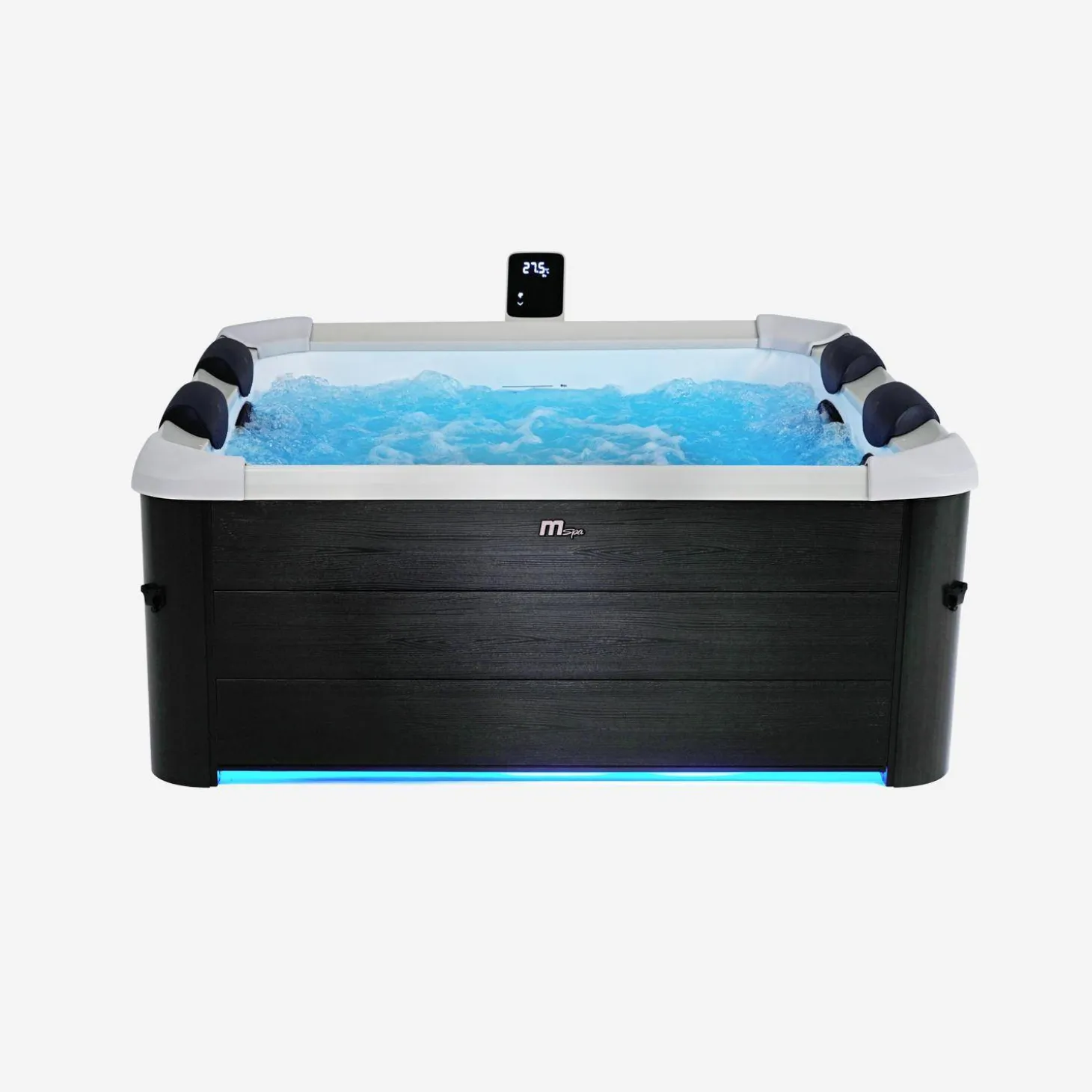 Fester Whirlpool 6 Personen Hydromassage, 4 Kissen Abdeckplane inbegriffen 180cm