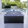 Fester Whirlpool 6 Plätze Hydromassage, 4 Kissen 160cm