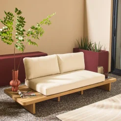 Gartenbank aus Akazienholz für 2 Personen