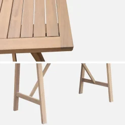 Garten-Bartisch aus Akazienholz für 4 Personen