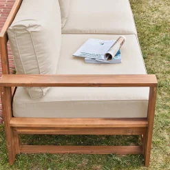 Gartengarnitur aus Holz 5 Sitze - Mendoza