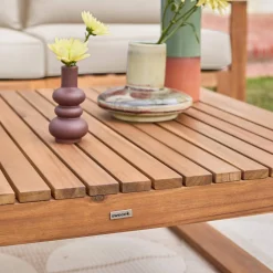 Gartengarnitur aus Holz 5 Sitze - Mendoza
