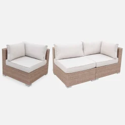 Gartengarnitur aus Polyrattan 8-10 Personen